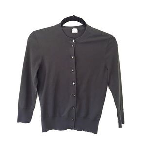 J. CREW Charcoal Cardigan